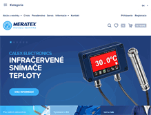 Tablet Screenshot of meratex.sk